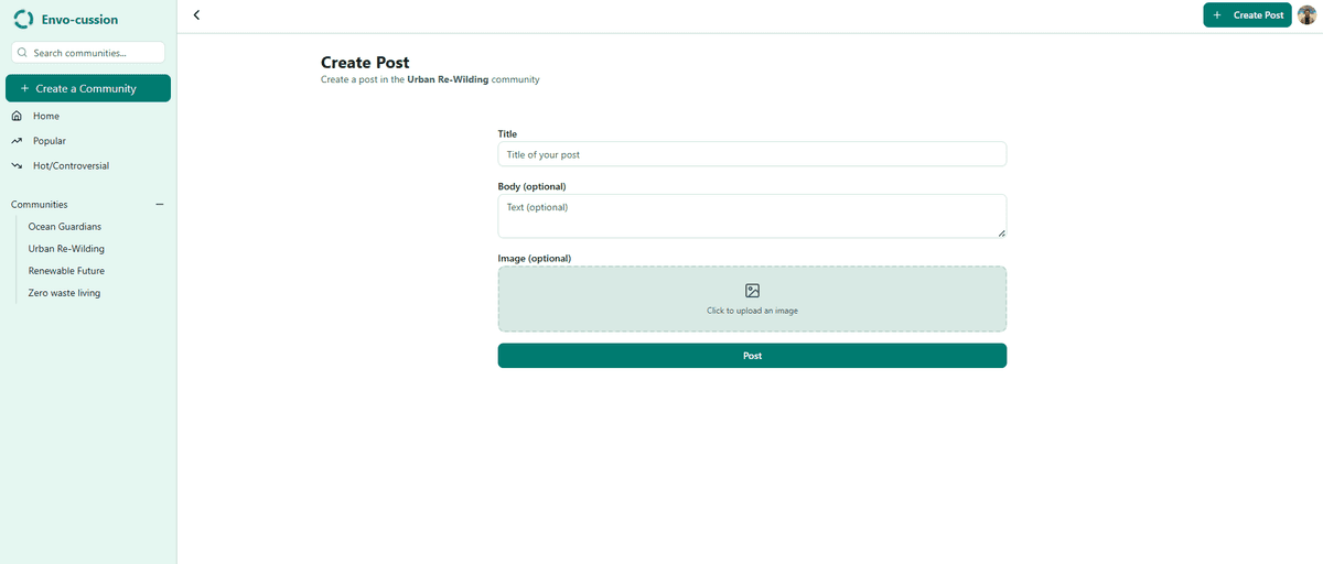 EnvoCussion - AI-Moderated Community Forum screenshot 5